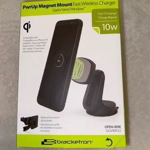 Bracketron phone car mount fast wireless charger